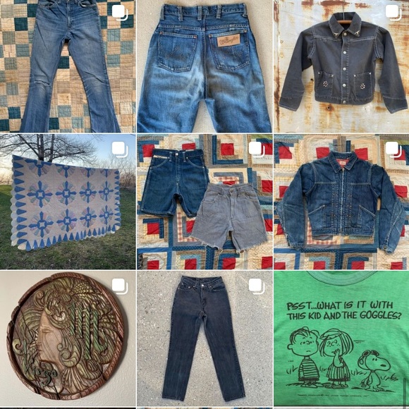 Vintage 40s 50s 60s 70s 80s Clothing Tshirts Jeans - Picture 3 of 4